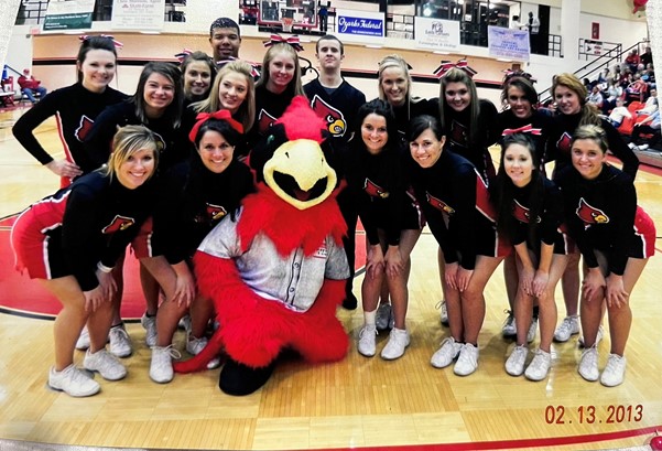 2013 MAC Cheerleaders and Kirby