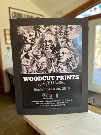 Jerry Walters Art Exhibit Show Poster