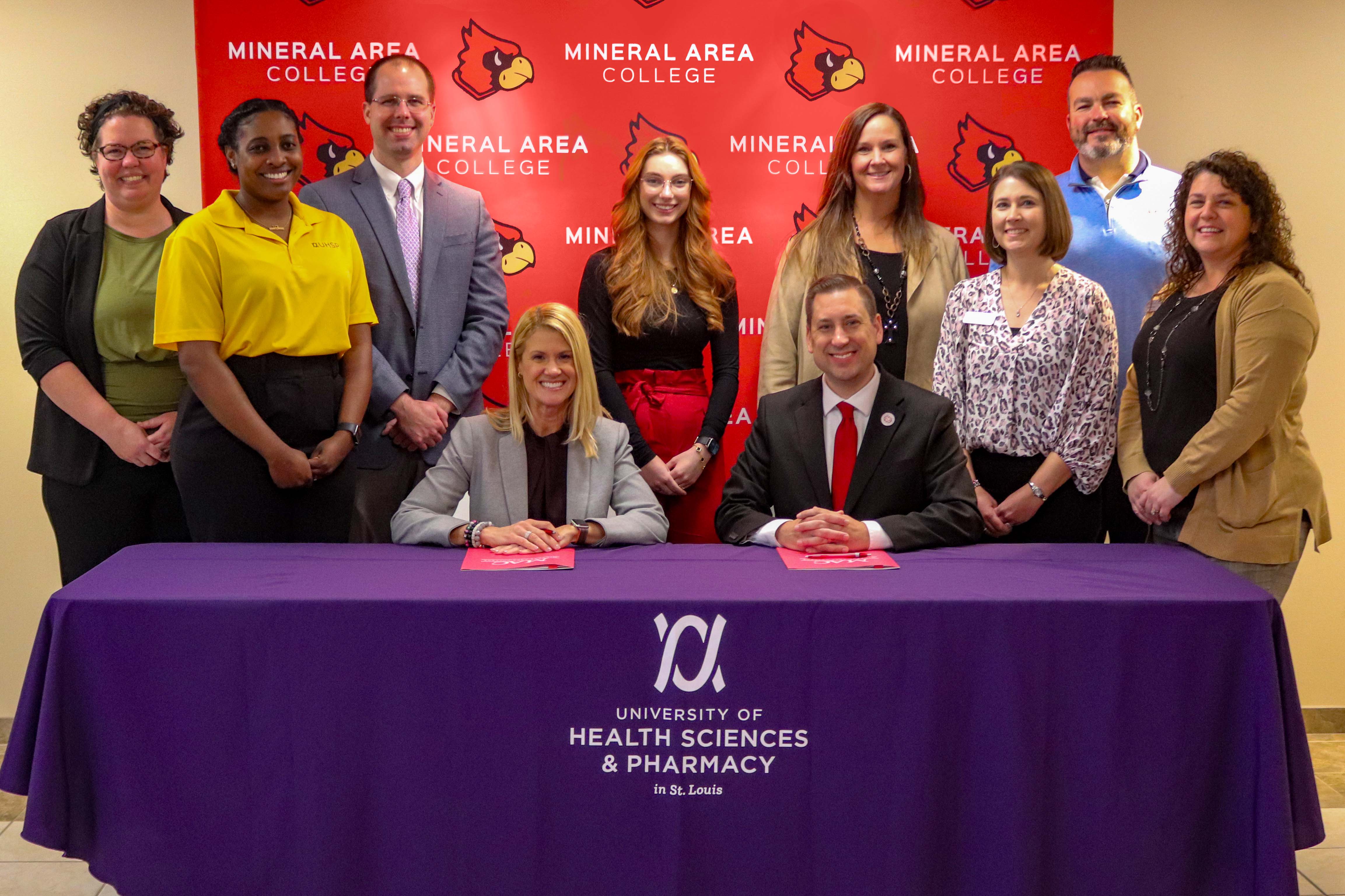 Group photo of UHSP and MAC representatives smiling